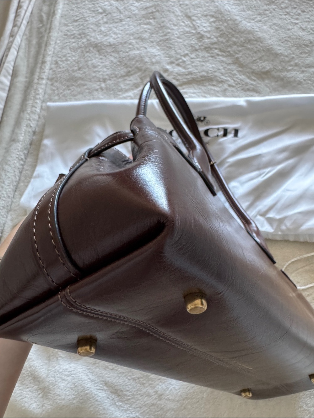 Coach Empire Carryall 34 Maple - Picture 4 of 15